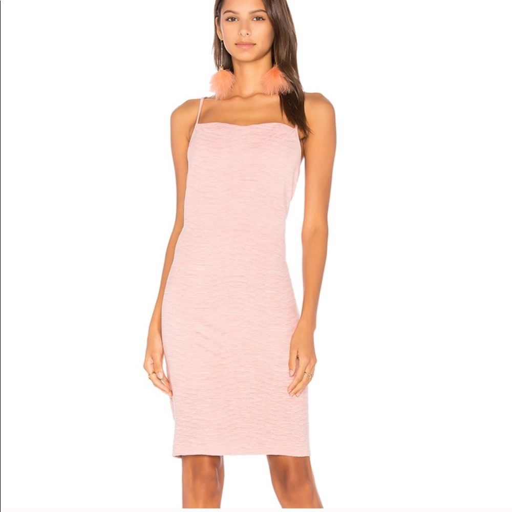 Mink Pink Sueded Pink Dress